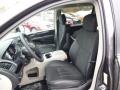 2014 Chrysler Town & Country 30th Anniversary Black/Light Graystone Interior Front Seat Photo
