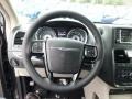 2014 Chrysler Town & Country 30th Anniversary Black/Light Graystone Interior Steering Wheel Photo