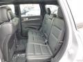 2014 Jeep Grand Cherokee Overland Morocco Black Interior Rear Seat Photo