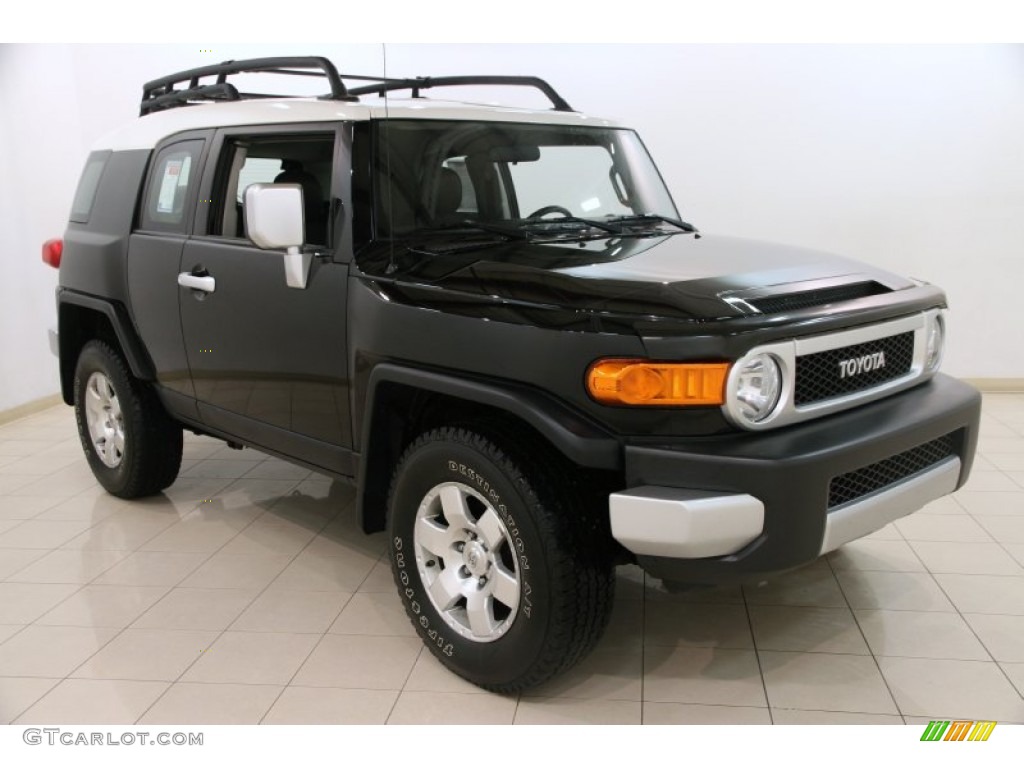 2009 FJ Cruiser 4WD - Black Diamond / Dark Charcoal photo #1