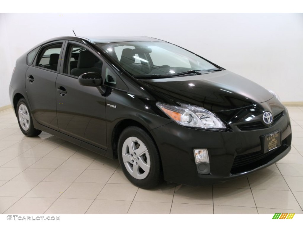 2010 Prius Hybrid III - Black / Dark Gray photo #1