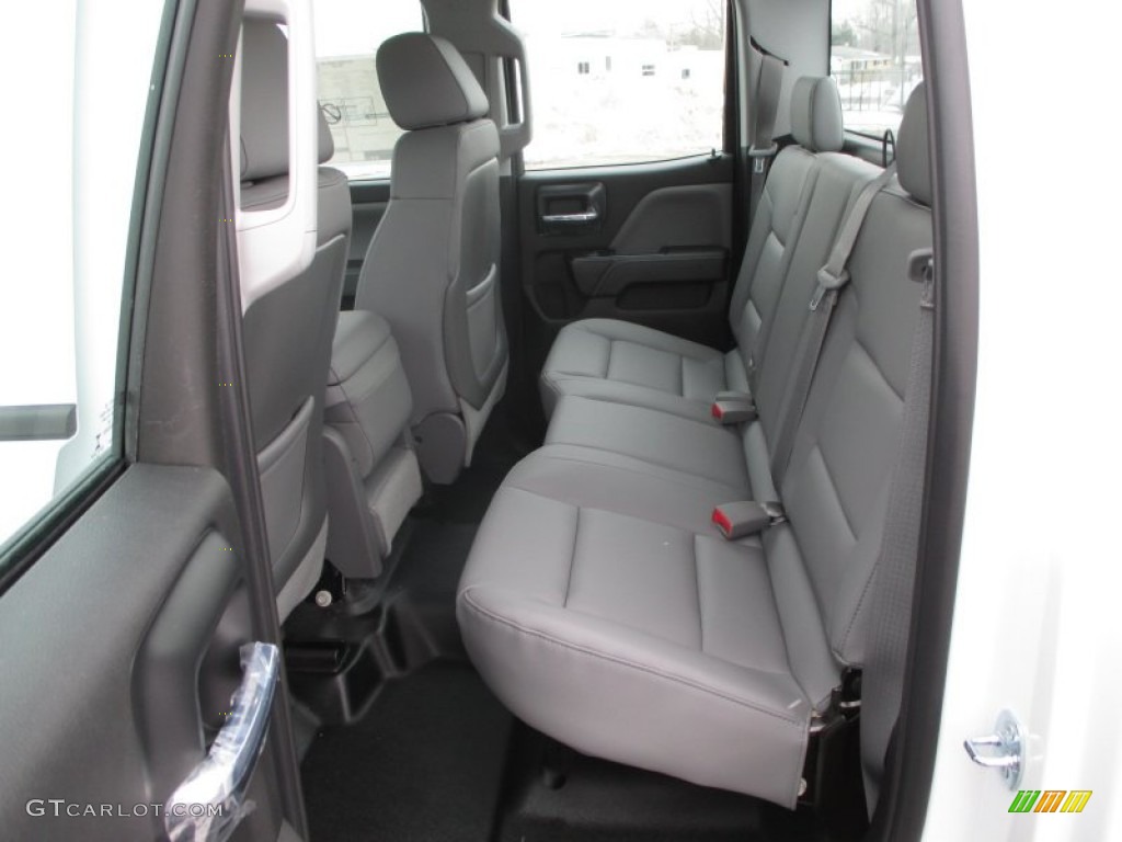 2015 GMC Sierra 2500HD Double Cab 4x4 Rear Seat Photo #90618885