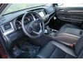 2014 Toyota Highlander Black Interior Prime Interior Photo