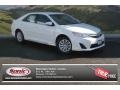 2014 Super White Toyota Camry LE  photo #1