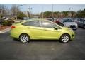 2012 Lime Squeeze Metallic Ford Fiesta SE Sedan  photo #4