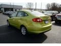 2012 Lime Squeeze Metallic Ford Fiesta SE Sedan  photo #7