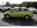 2012 Lime Squeeze Metallic Ford Fiesta SE Sedan  photo #8