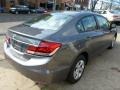 2014 Modern Steel Metallic Honda Civic LX Sedan  photo #5