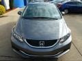 2014 Modern Steel Metallic Honda Civic LX Sedan  photo #8