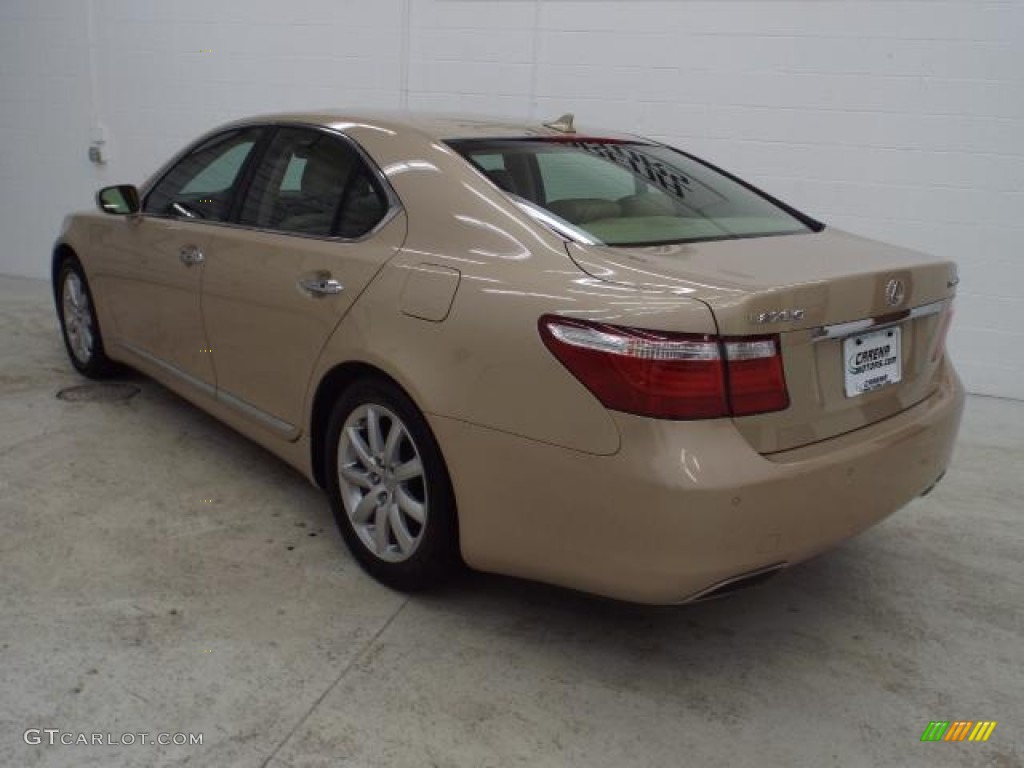 2007 LS 460 - Golden Almond Metallic / Cashmere photo #3