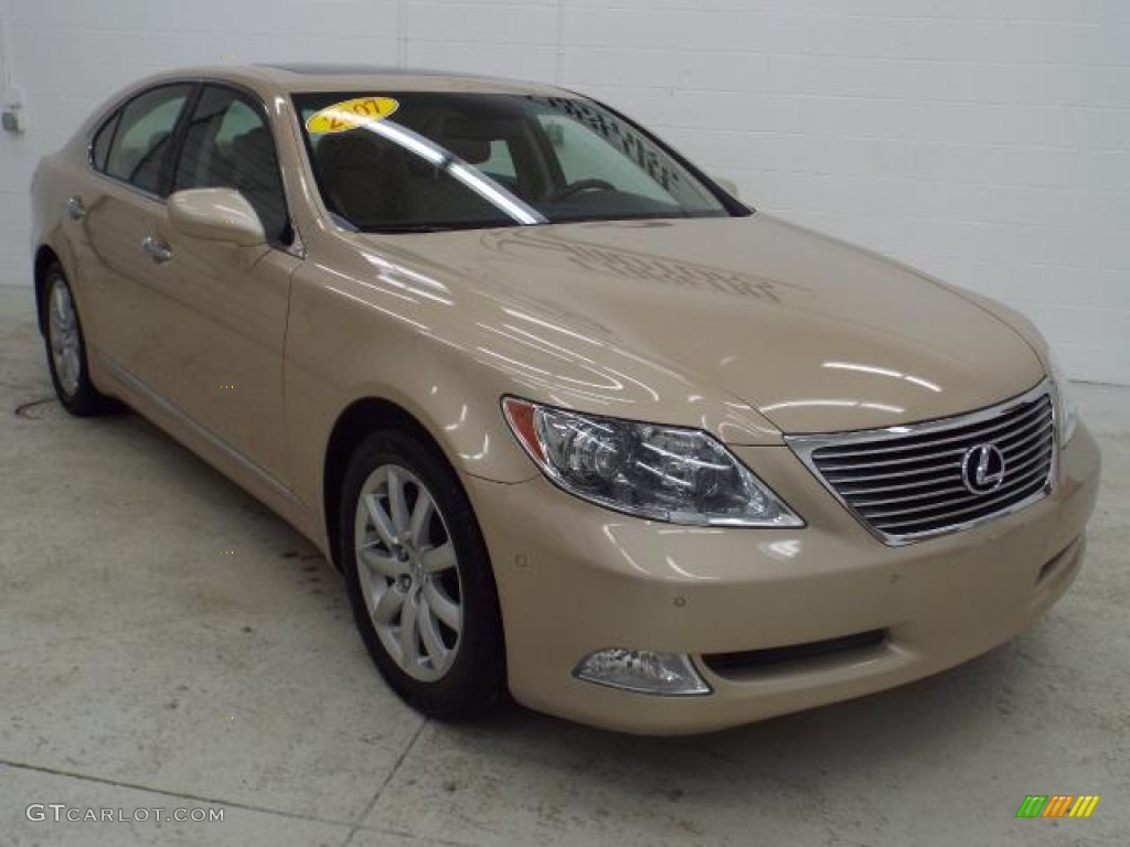 2007 LS 460 - Golden Almond Metallic / Cashmere photo #10