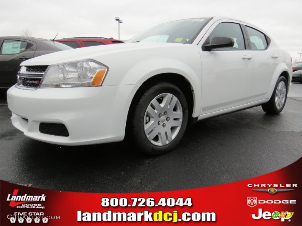 2014 Avenger SE - Bright White / Black photo #1
