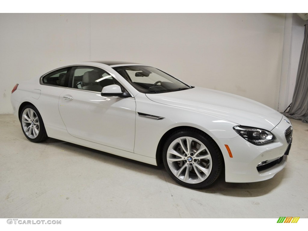 Alpine White 2012 BMW 6 Series 640i Coupe Exterior Photo #90623094