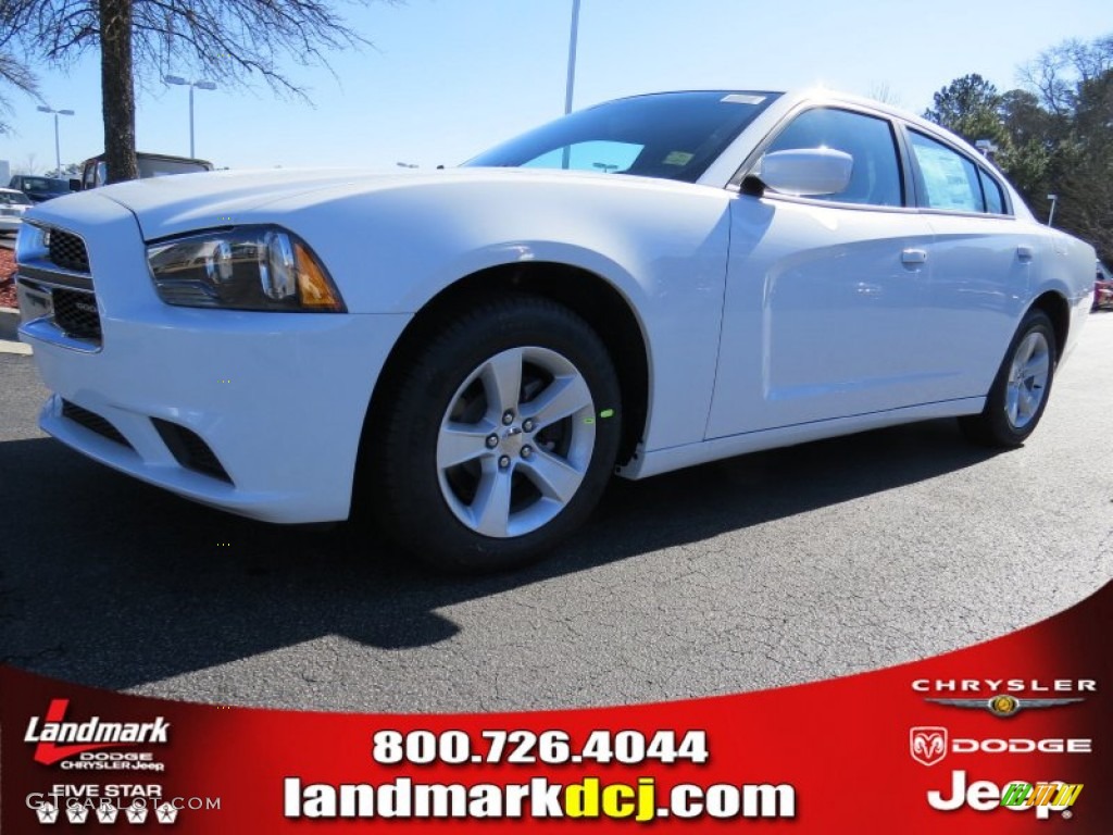 2014 Charger SE - Bright White / Black photo #1