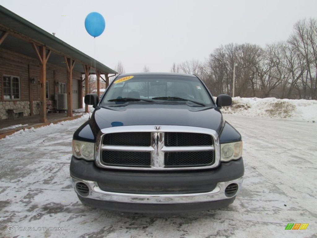 2002 Ram 1500 ST Regular Cab - Patriot Blue Pearlcoat / Dark Slate Gray photo #3
