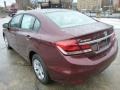 Crimson Pearl - Civic LX Sedan Photo No. 3