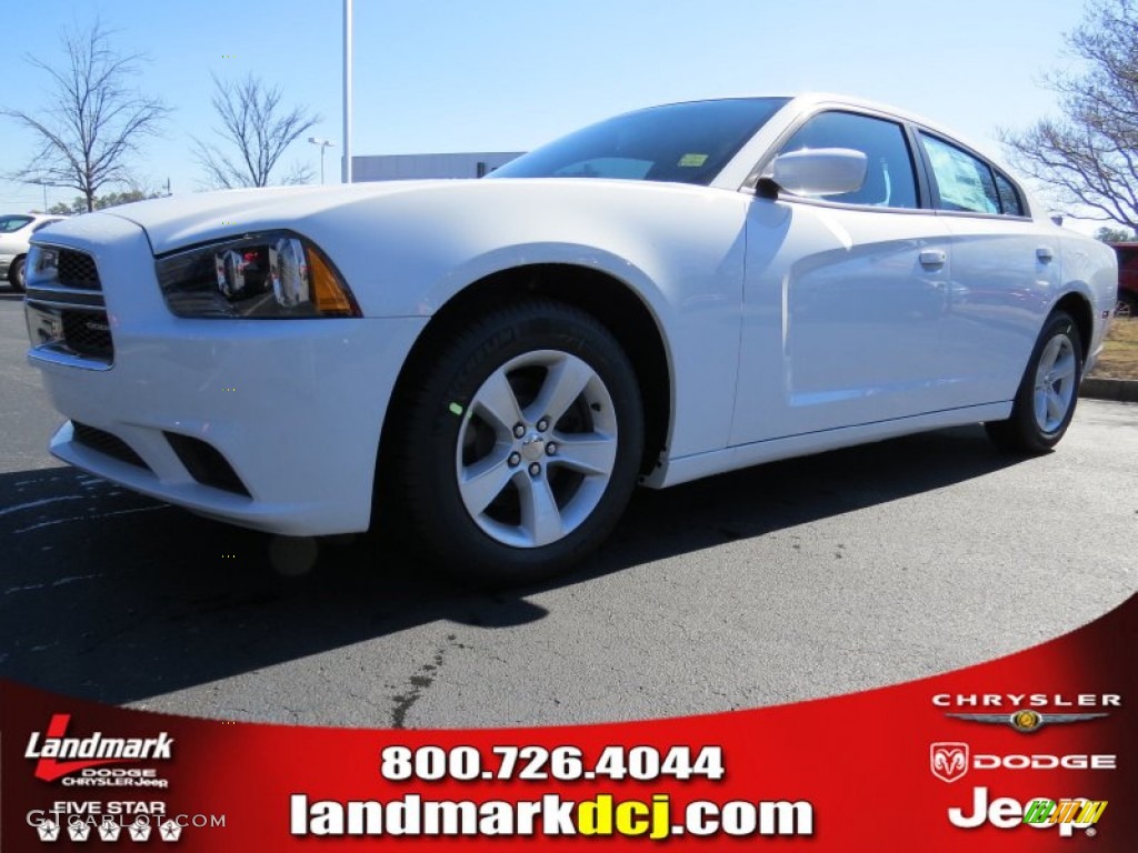 2014 Charger SE - Bright White / Black photo #1