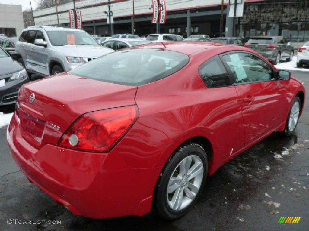 2011 Altima 2.5 S Coupe - Red Alert / Charcoal photo #15