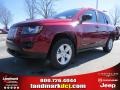 2014 Deep Cherry Red Crystal Pearl Jeep Compass Sport  photo #1