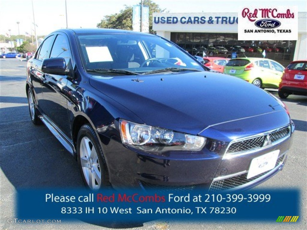 2013 Lancer SE AWC - Cosmic Blue Metallic / Black photo #1