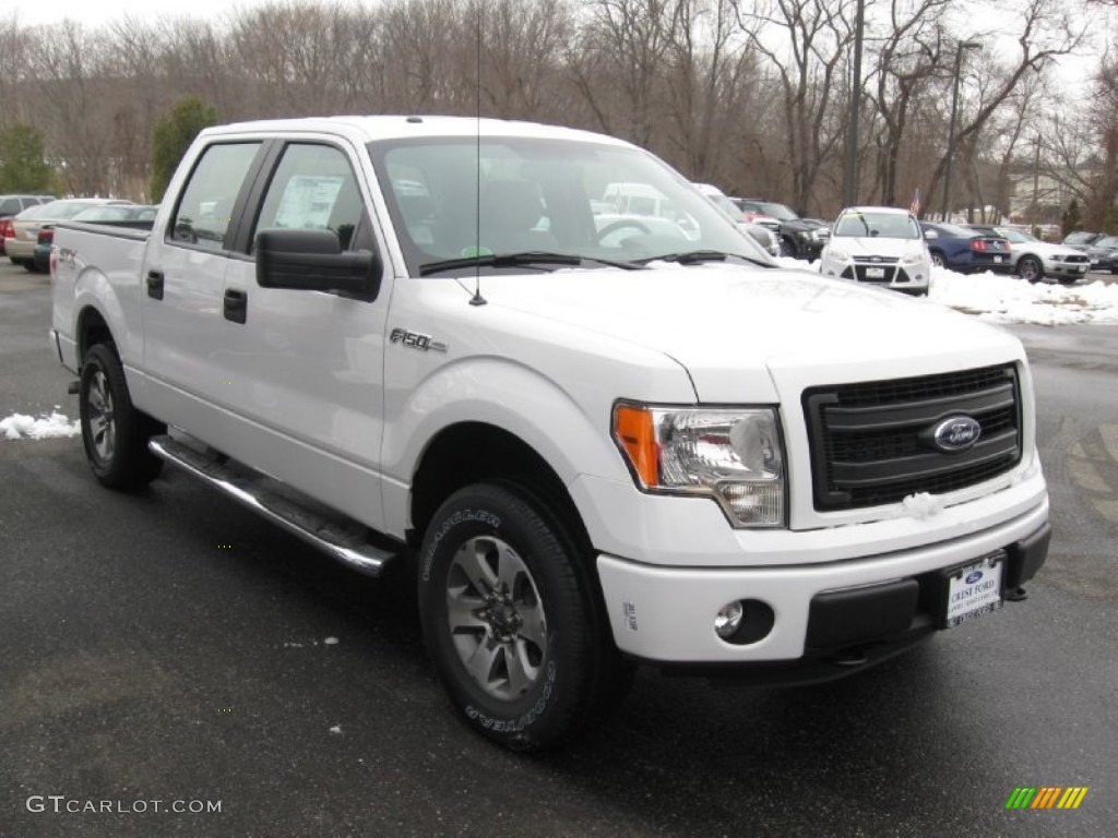 2014 F150 STX SuperCrew 4x4 - Oxford White / Black photo #1