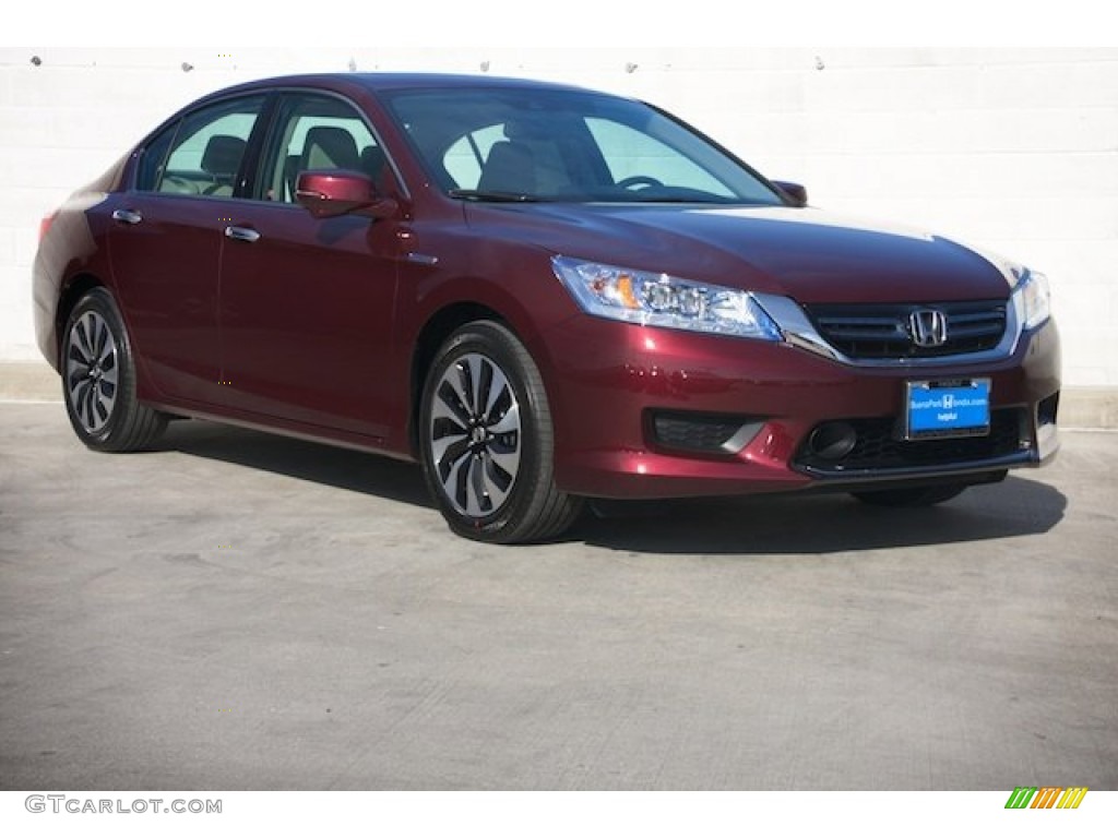 2014 Accord Hybrid Touring Sedan - Basque Red Pearl II / Ivory photo #1