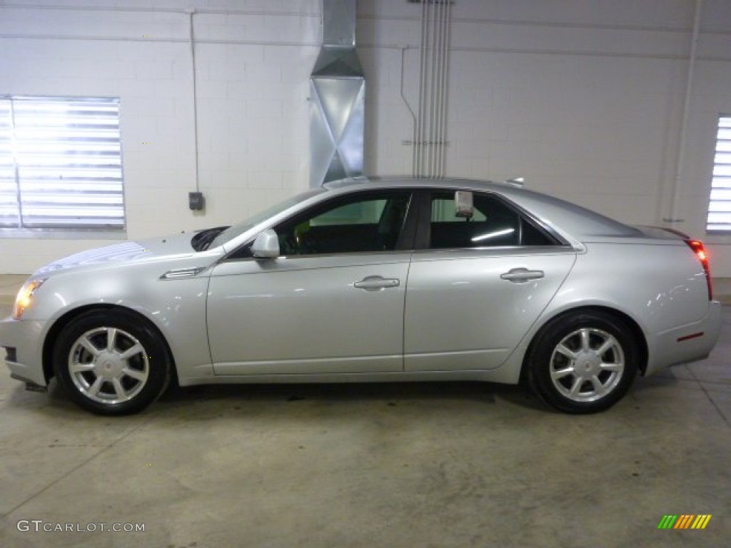 2009 CTS 4 AWD Sedan - Radiant Silver / Ebony photo #10