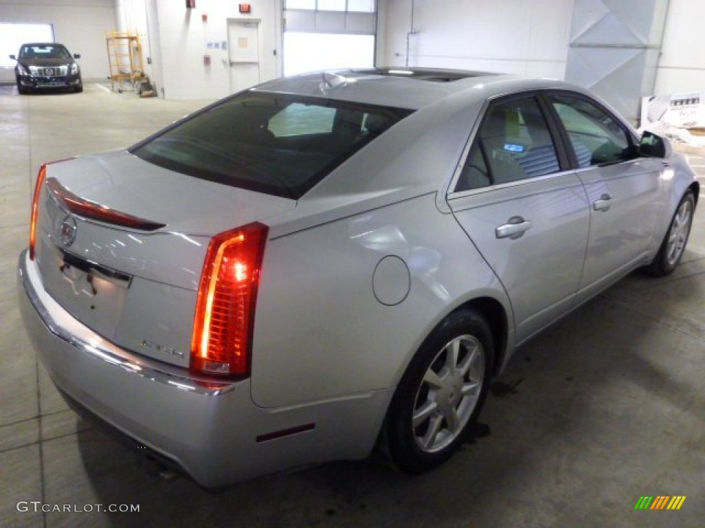 2009 CTS 4 AWD Sedan - Radiant Silver / Ebony photo #13