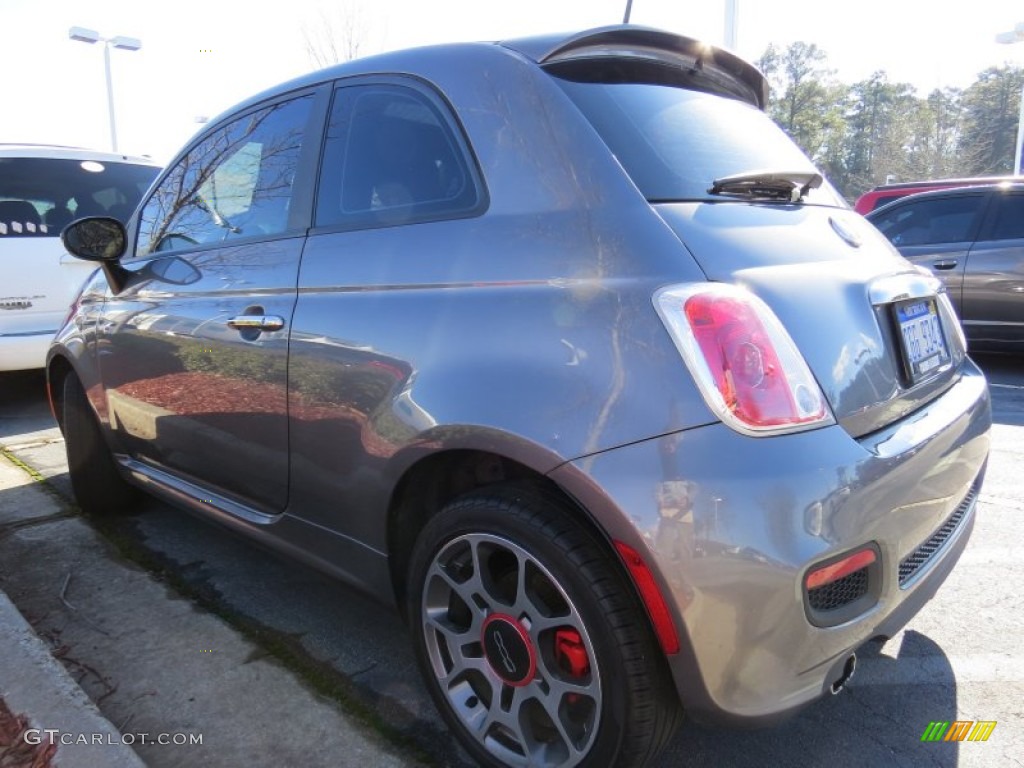 2012 500 Sport - Grigio (Grey) / Sport Tessuto Nero/Nero (Black/Black) photo #2