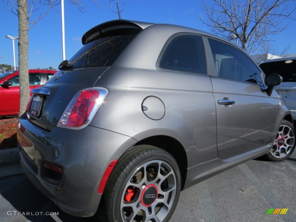 2012 500 Sport - Grigio (Grey) / Sport Tessuto Nero/Nero (Black/Black) photo #3
