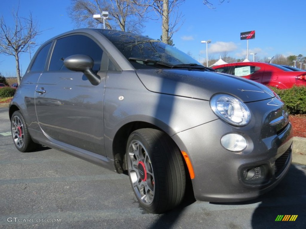 2012 500 Sport - Grigio (Grey) / Sport Tessuto Nero/Nero (Black/Black) photo #4