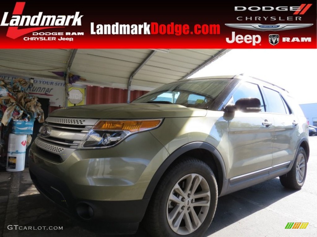 2012 Explorer XLT EcoBoost - Ginger Ale Metallic / Medium Light Stone photo #1