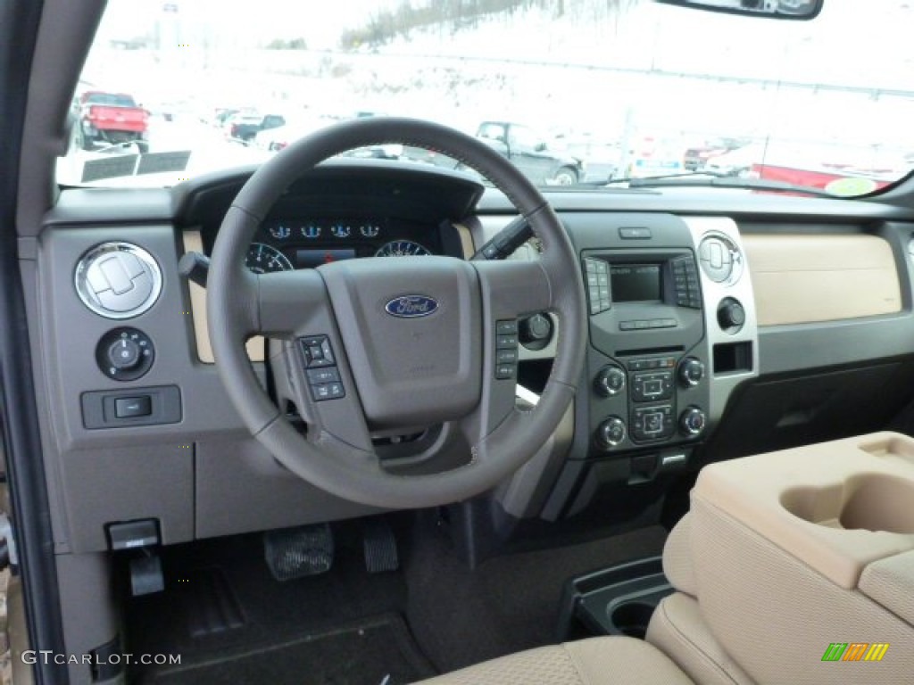 2014 F150 XL SuperCab 4x4 - Pale Adobe / Pale Adobe photo #11