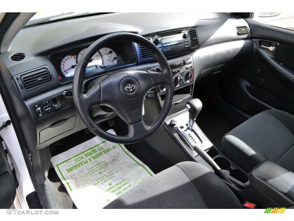 2003 Corolla S - Super White / Black photo #9