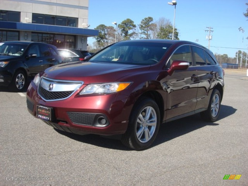 Basque Red Pearl II 2013 Acura RDX Standard RDX Model Exterior Photo #90632361