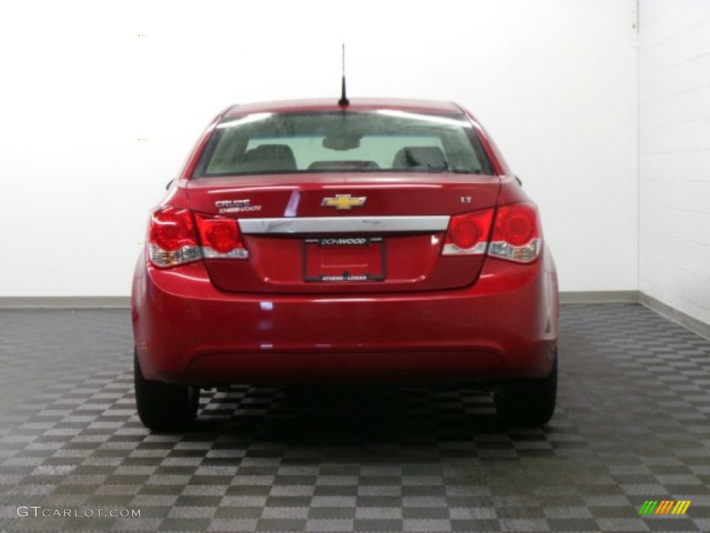 2012 Cruze LT - Crystal Red Metallic / Jet Black photo #4