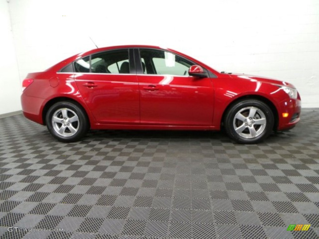 2012 Cruze LT - Crystal Red Metallic / Jet Black photo #7