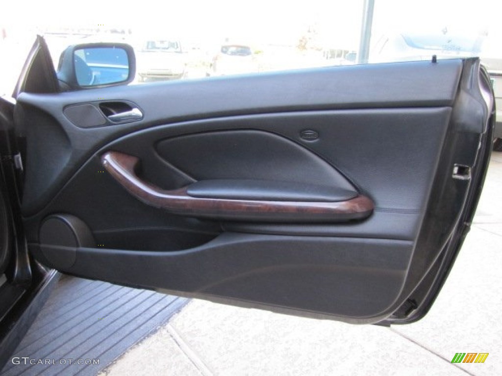 2005 BMW 3 Series 325i Coupe Black Door Panel Photo #90632785