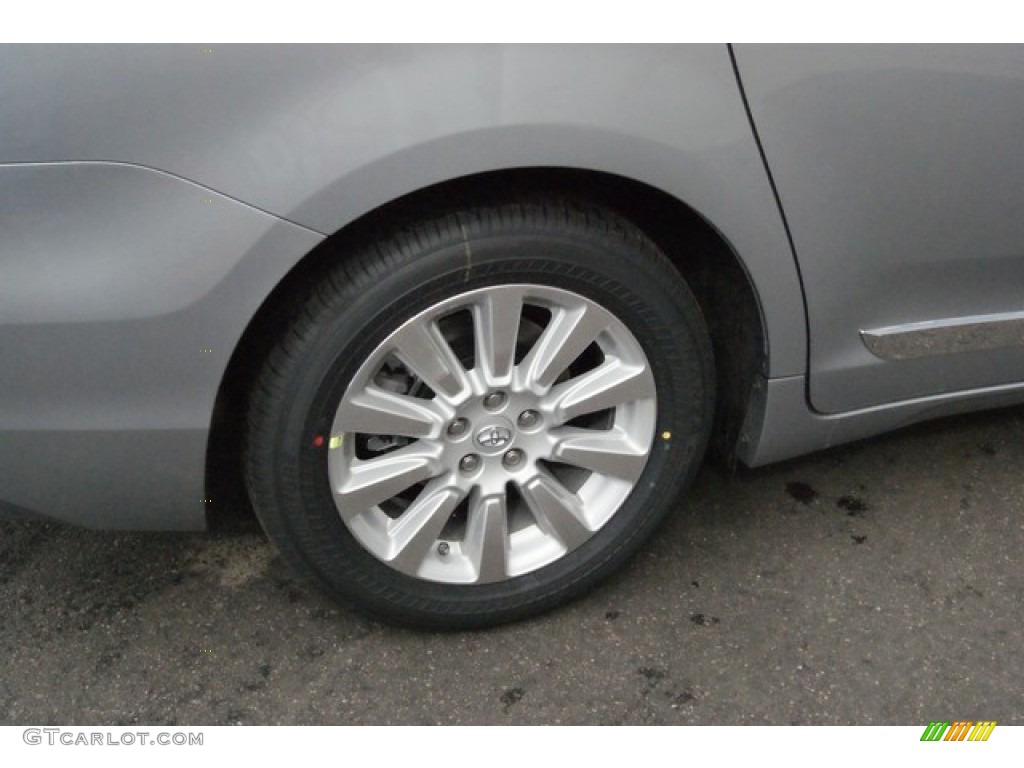 2014 Sienna Limited AWD - Silver Sky Metallic / Light Gray photo #11
