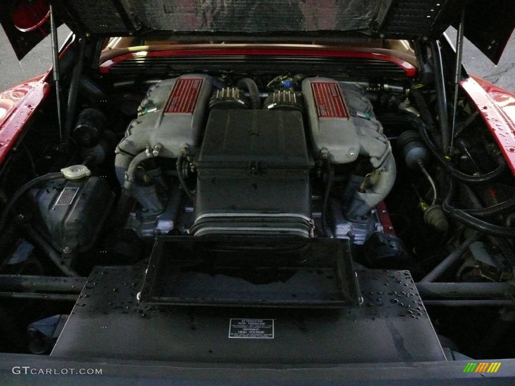 1989 Ferrari Testarossa Standard Testarossa Model 4.9 Liter DOHC 48V Flat 12 Cylinder Engine Photo #906346