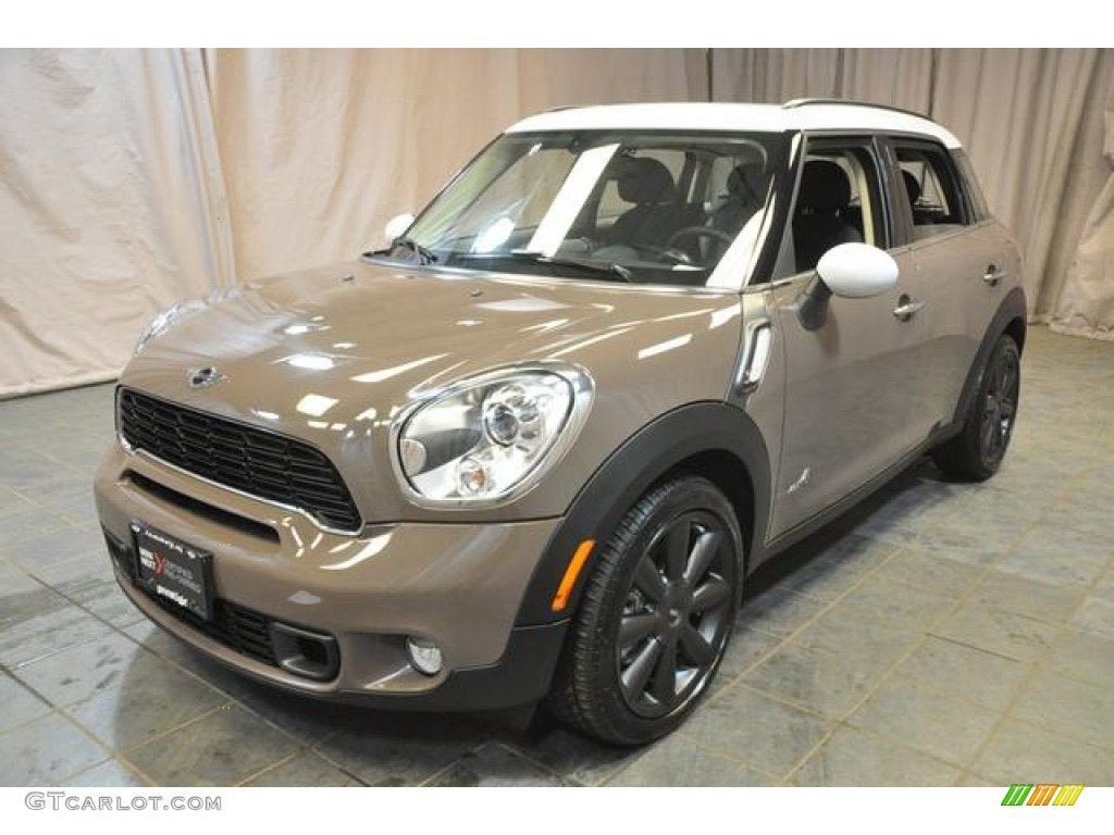 2013 Cooper S Countryman ALL4 AWD - Light Coffee / Leather/Cloth Light Tobacco photo #1