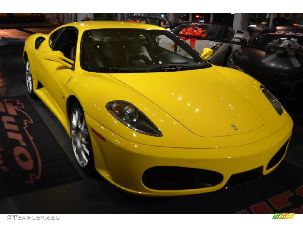 2005 F430 Coupe F1 - Yellow / Nero photo #1