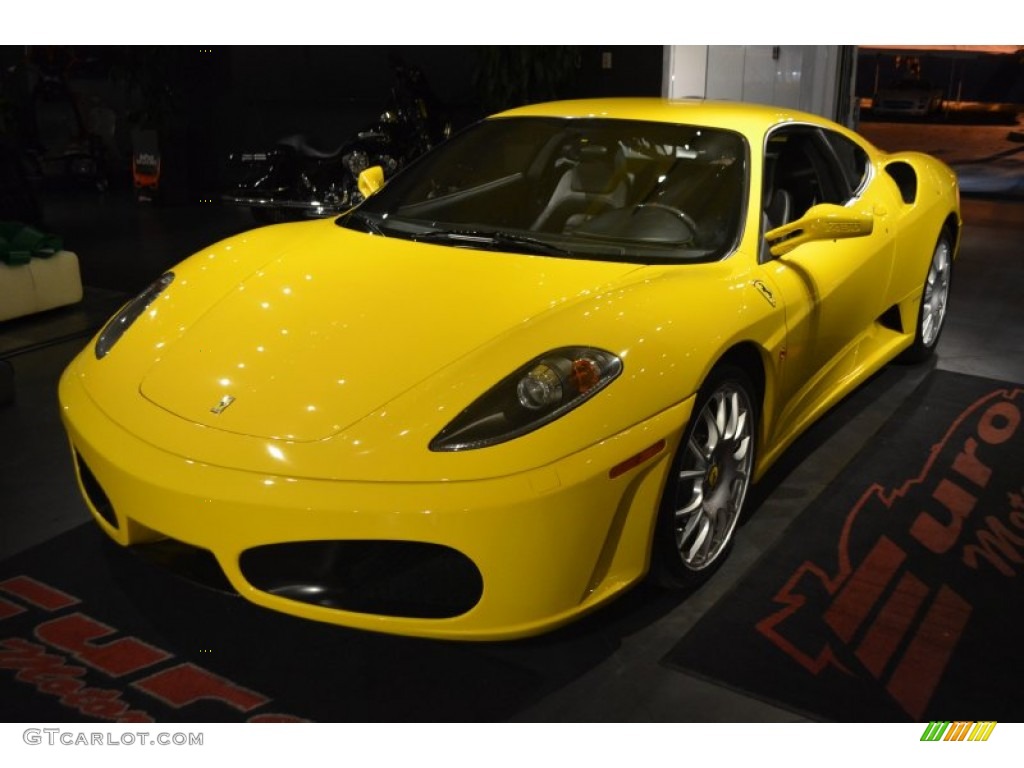 2005 F430 Coupe F1 - Yellow / Nero photo #3