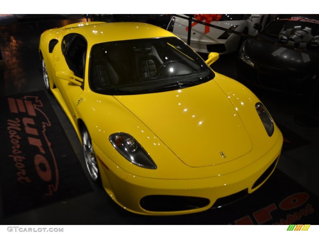 2005 F430 Coupe F1 - Yellow / Nero photo #7