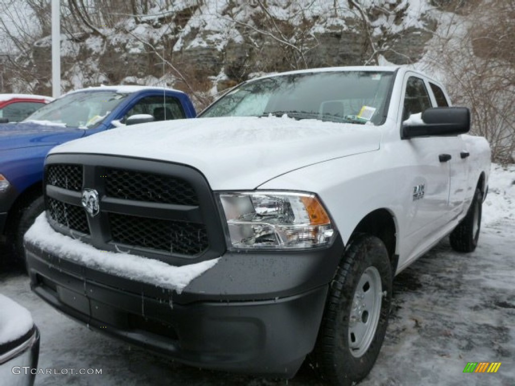 2014 1500 Tradesman Quad Cab 4x4 - Bright White / Black/Diesel Gray photo #1