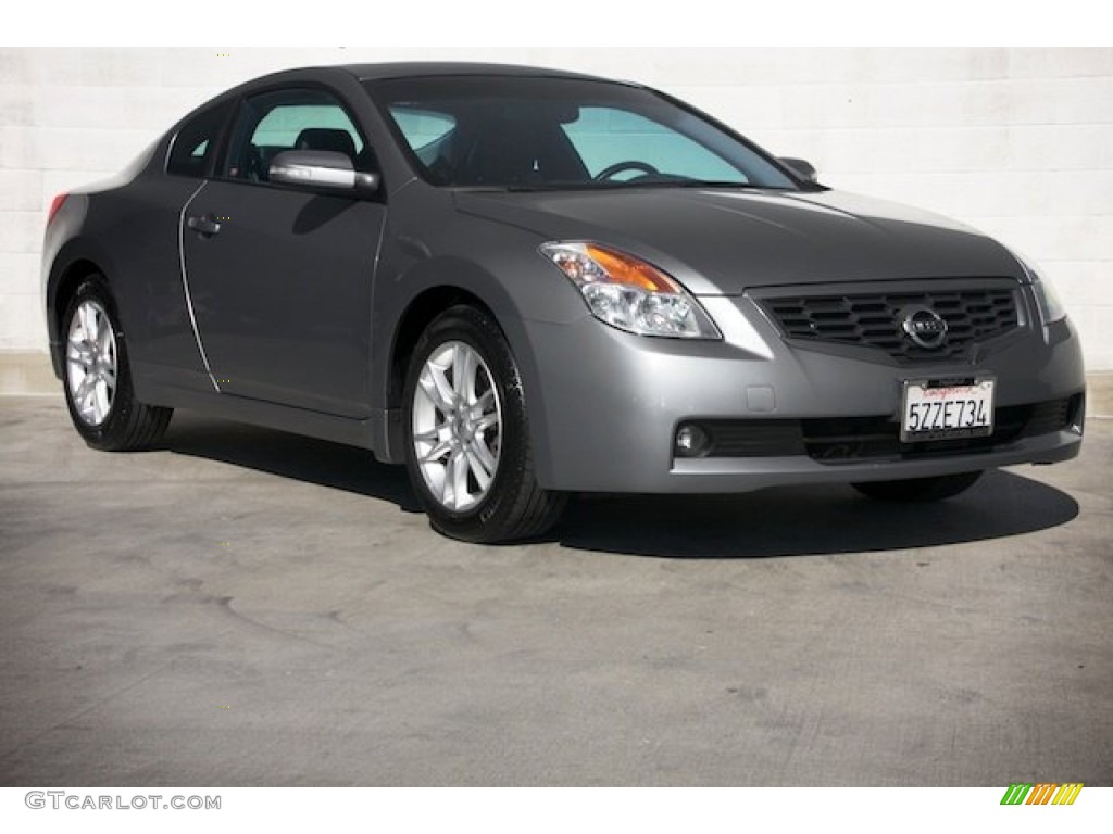 2008 Altima 3.5 SE Coupe - Precision Gray Metallic / Charcoal photo #1