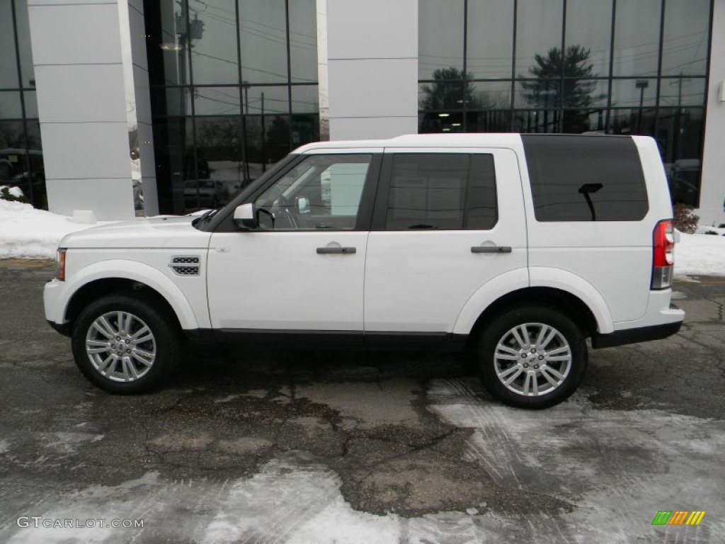 Fuji White 2012 Land Rover LR4 HSE Exterior Photo #90636735