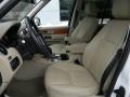 2012 Land Rover LR4 Almond/Nutmeg Interior Front Seat Photo