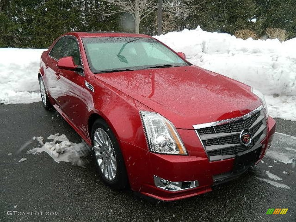 Crystal Red Tintcoat 2010 Cadillac CTS 3.6 Sedan Exterior Photo #90636909