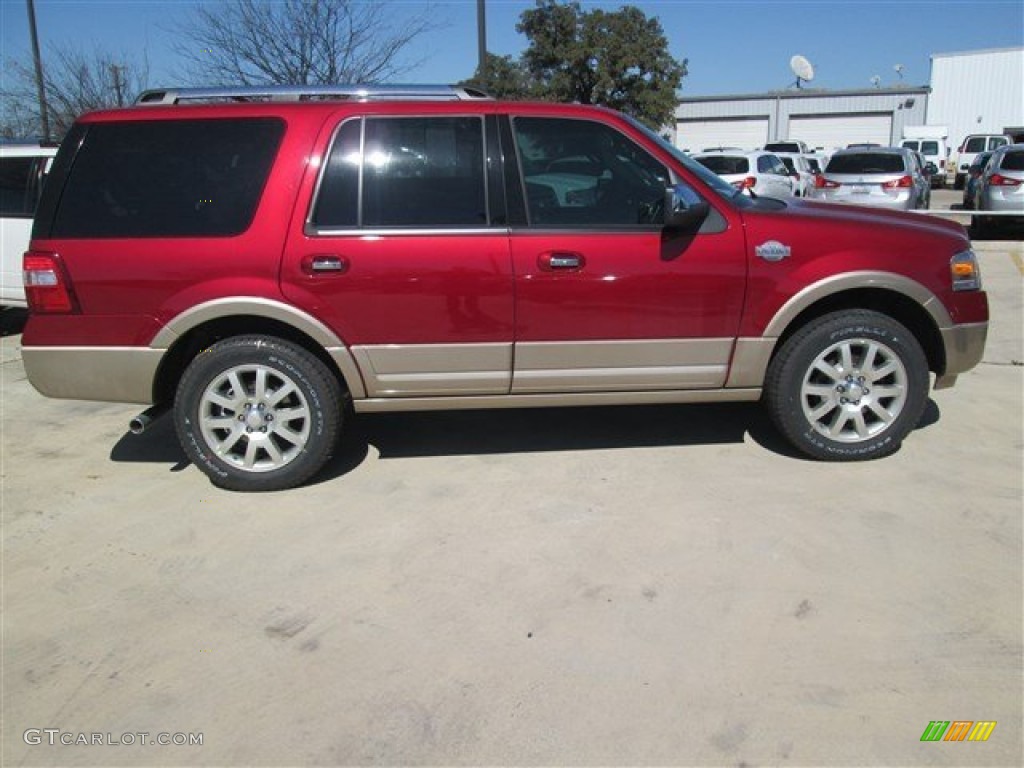 2014 Expedition King Ranch - Ruby Red / King Ranch Red (Chaparral) photo #5
